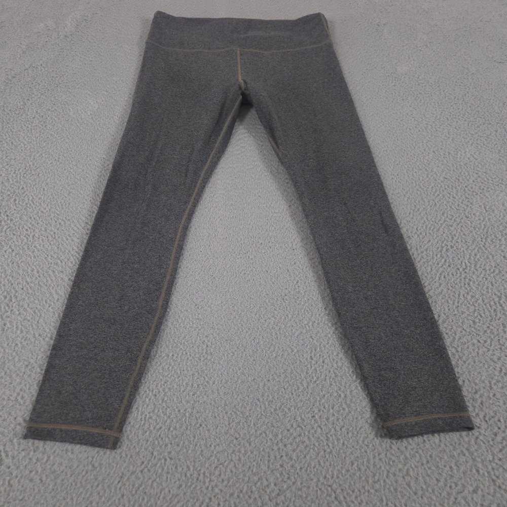 Athleta Leggings Womens Large Tall Gray Elation 7/8‎ Skinny Heathered High Rise